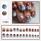Nail art invernale decorativa