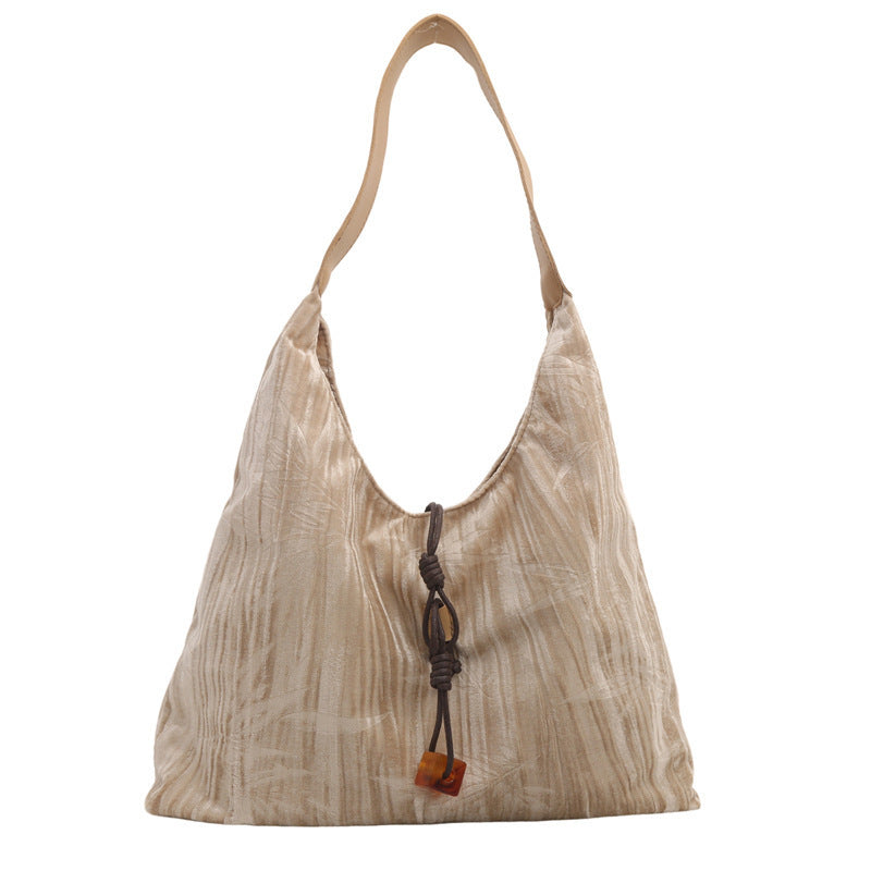 Borsa a tracolla versatile in velluto