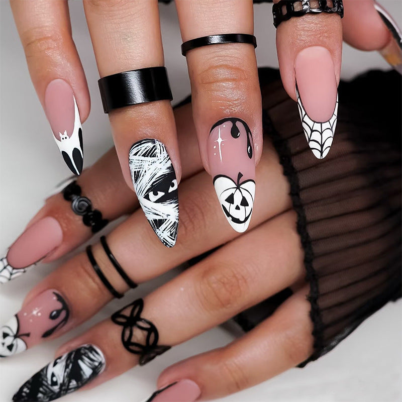 Set artistico per nail art a pressione a tema Halloween