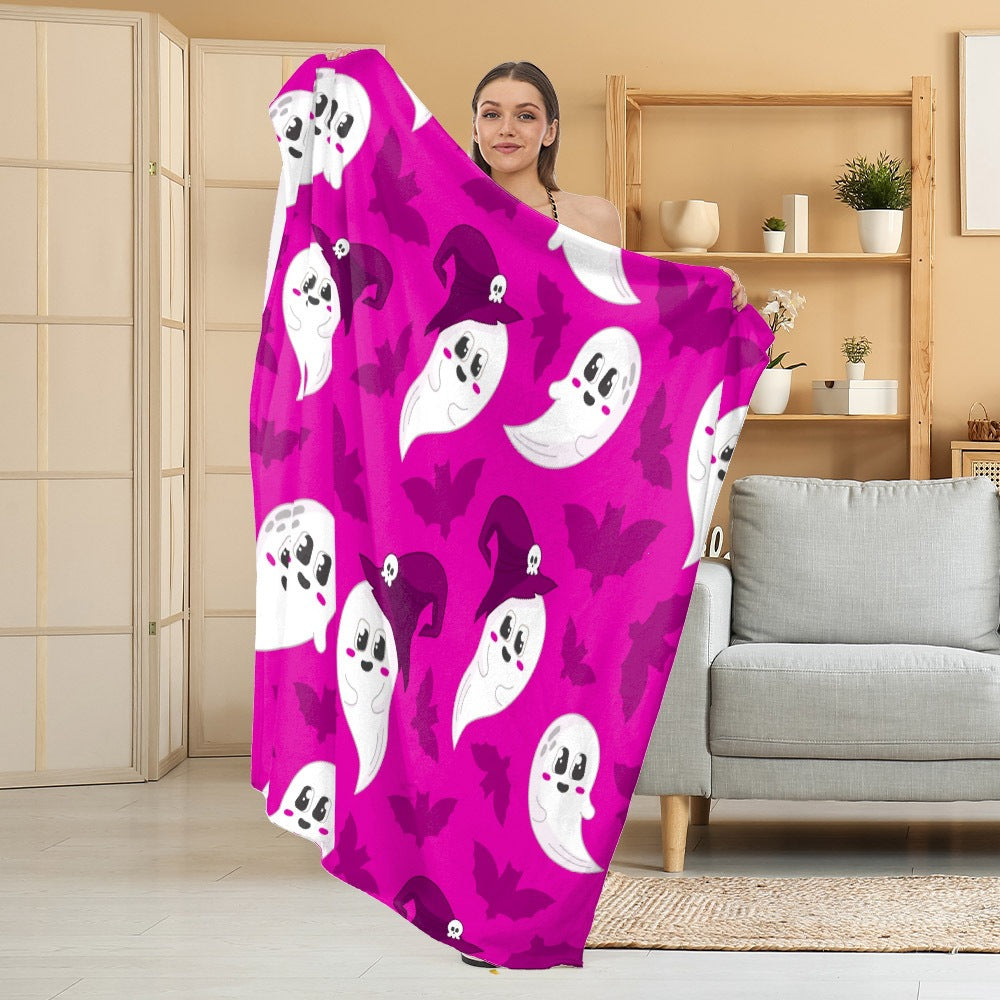 Accogliente coperta in pile a tema Halloween