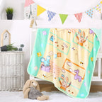 Coperta in pile con personaggio dei cartoni animati per bambini