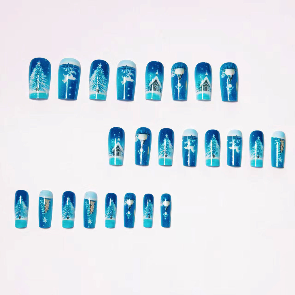 Nail art Winter Wonderland