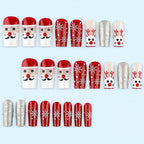 Set creativo per nail art con motivi natalizi festivi