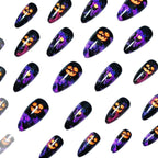 Design artistico per unghie a tema Halloween