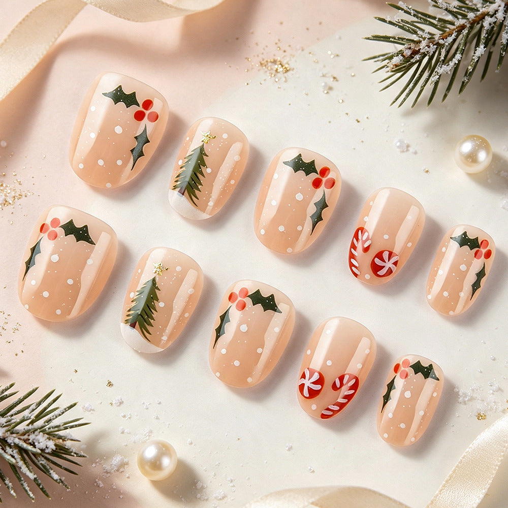 Set per nail art natalizio dal design festivo