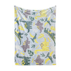 Coperta unisex in pile dinosauro