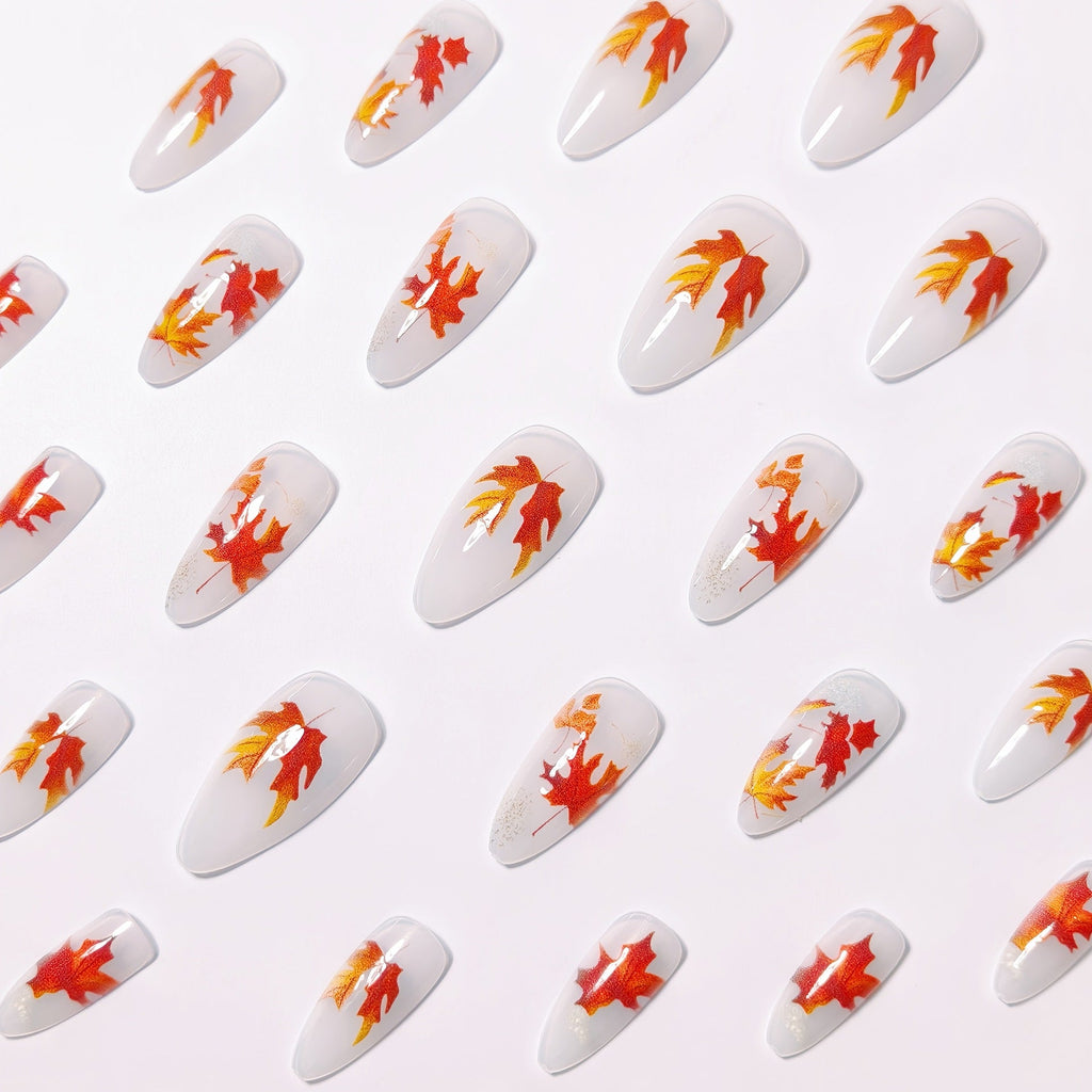 Nail art ispirata all'autunno