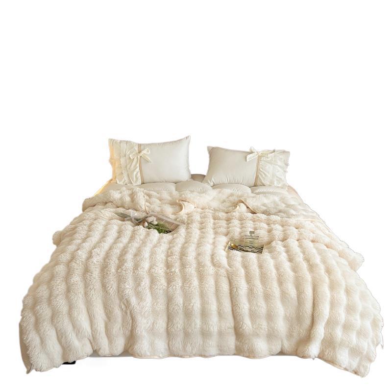 Coperta in pile testurizzato ultramorbido