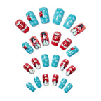 Nail art festosa del Paese delle Meraviglie Invernali