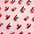 Nail art artistica con foglie autunnali
