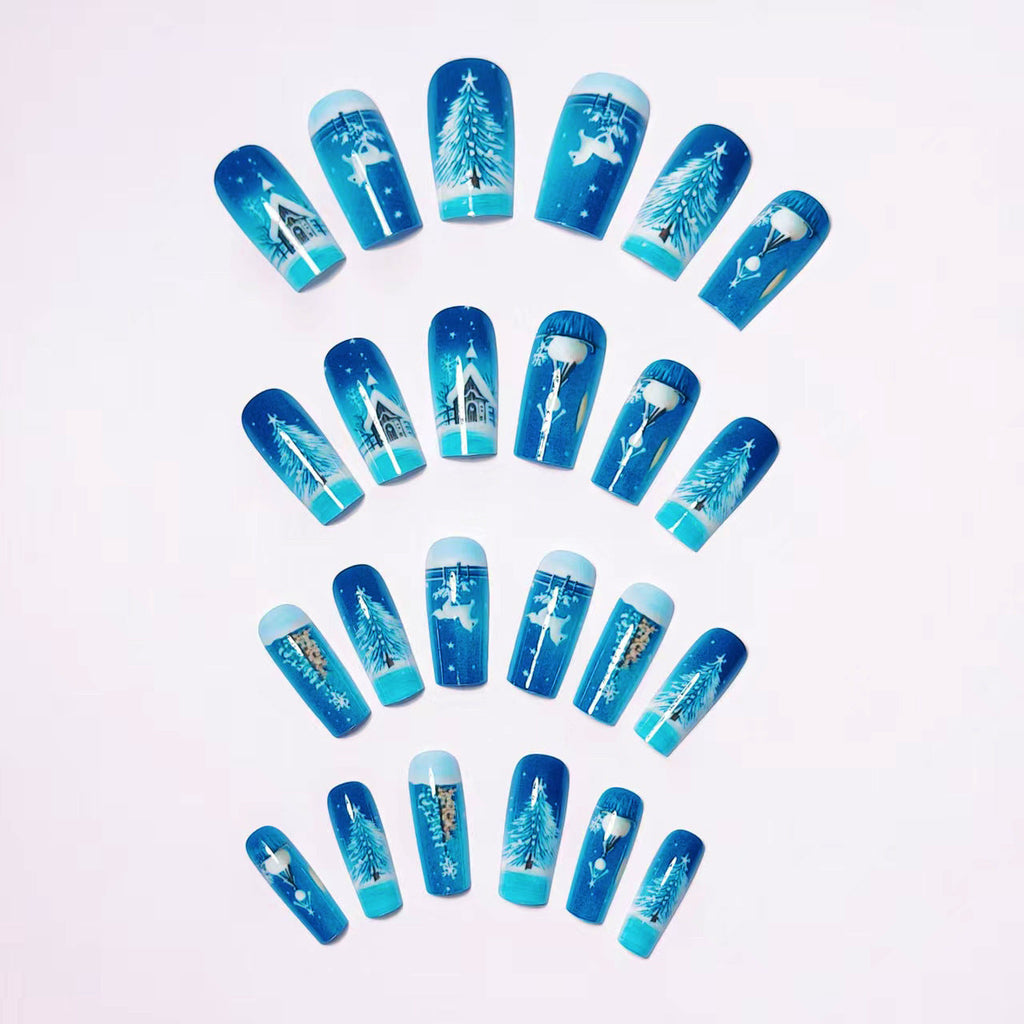 Nail art Winter Wonderland