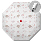 Ombrello pieghevole automatico da donna con giocoso design di animali