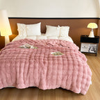 Coperta in pile testurizzato ultramorbido