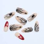 Set di unghie a pressione artistiche a tema Halloween