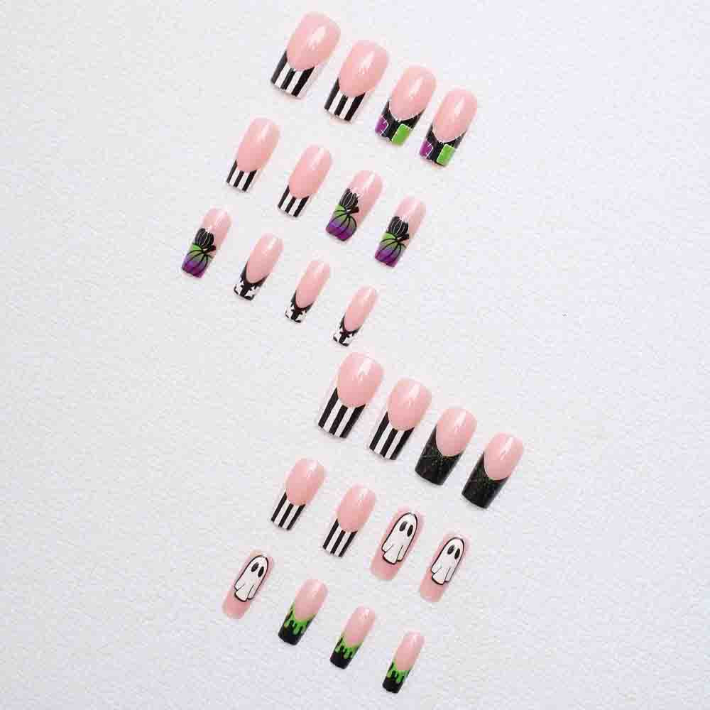 Nail art a pressione ispirata ad Halloween