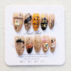 Set di unghie a pressione a tema Halloween