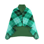 Coperta poncho in pile da donna elegante e confortevole