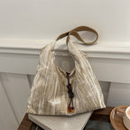 Borsa a tracolla versatile in velluto