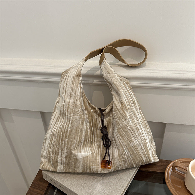 Borsa a tracolla versatile in velluto