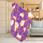 Accogliente coperta in pile a tema Halloween