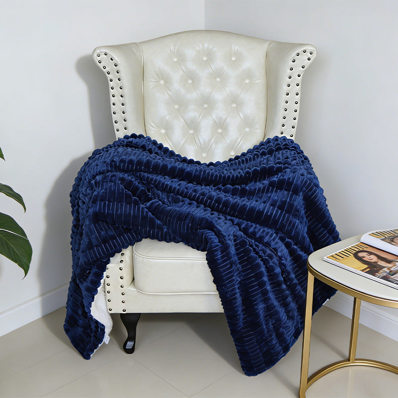 Coperta in pile strutturata accogliente da donna