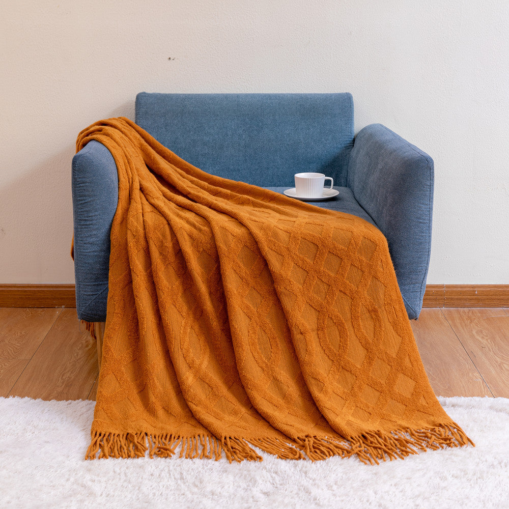 Coperta accogliente per decorazioni per la casa