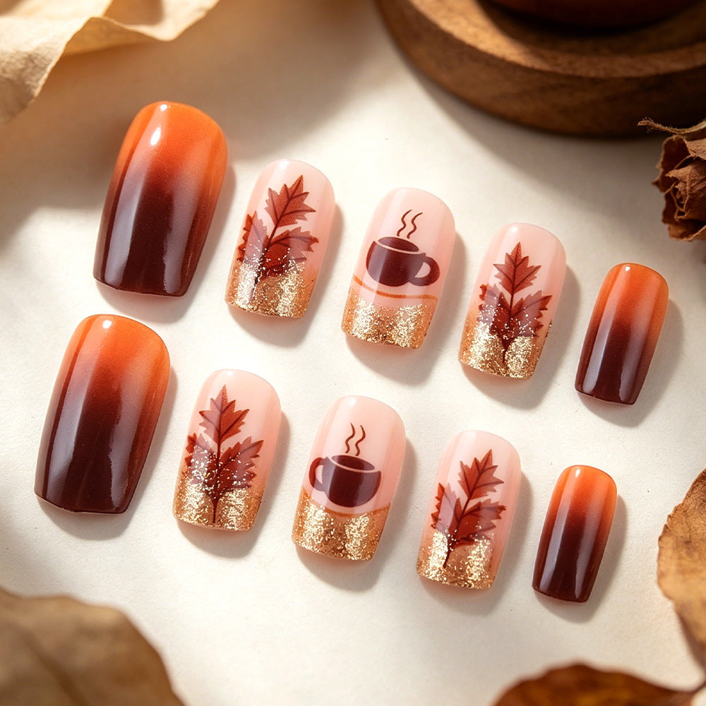 Set di design per nail art a tema autunnale