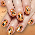 Nail art glitterata a tema Halloween