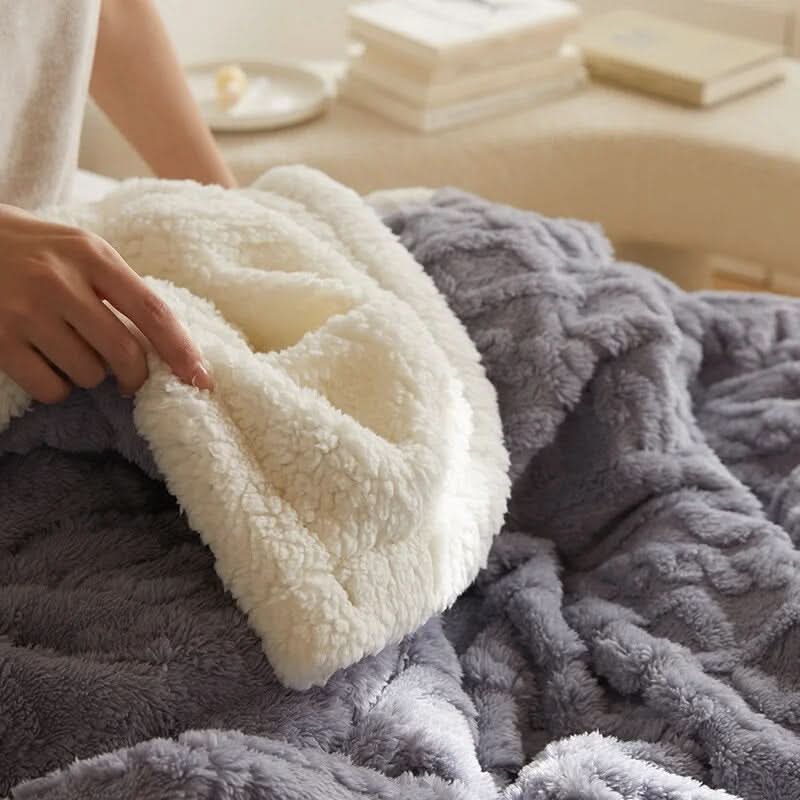Coperta morbida e confortevole per letto, divano e viaggio