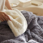 Coperta morbida e confortevole per letto, divano e viaggio