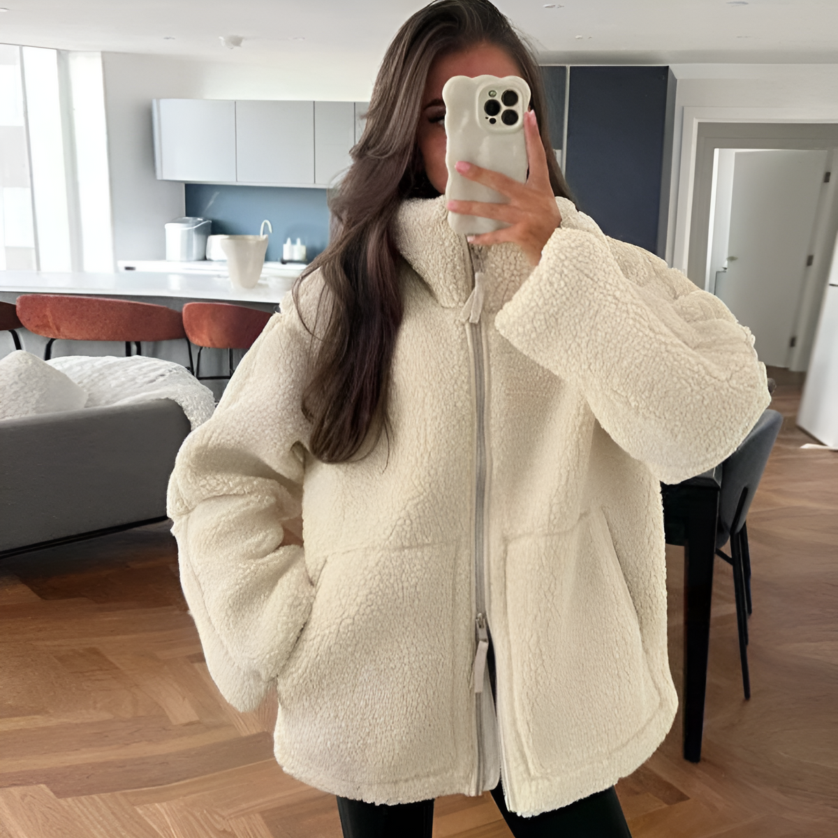 Cappotto Sherpa Teddy | Capispalla invernali in pile di alta qualità