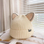 CozyCat Beanie - Cappello invernale alla moda con orecchie di gatto