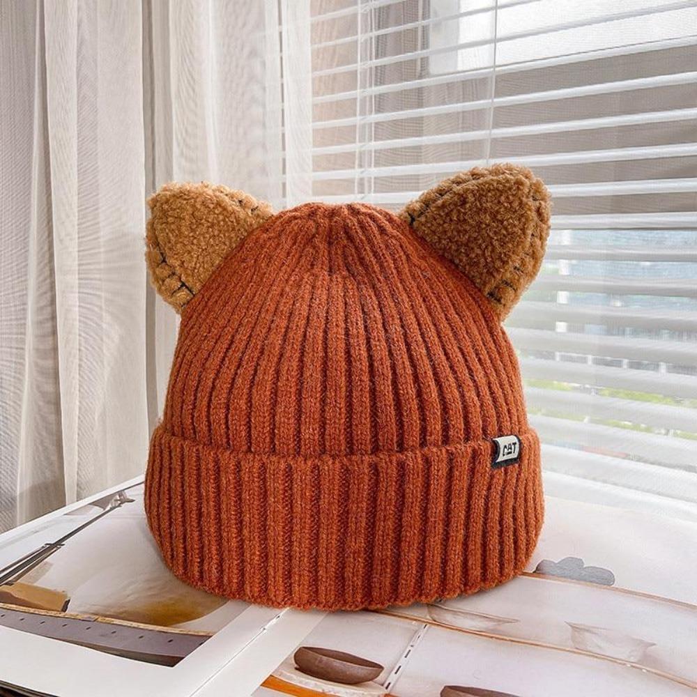 CozyCat Beanie - Cappello invernale alla moda con orecchie di gatto