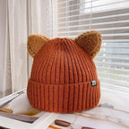 CozyCat Beanie - Cappello invernale alla moda con orecchie di gatto