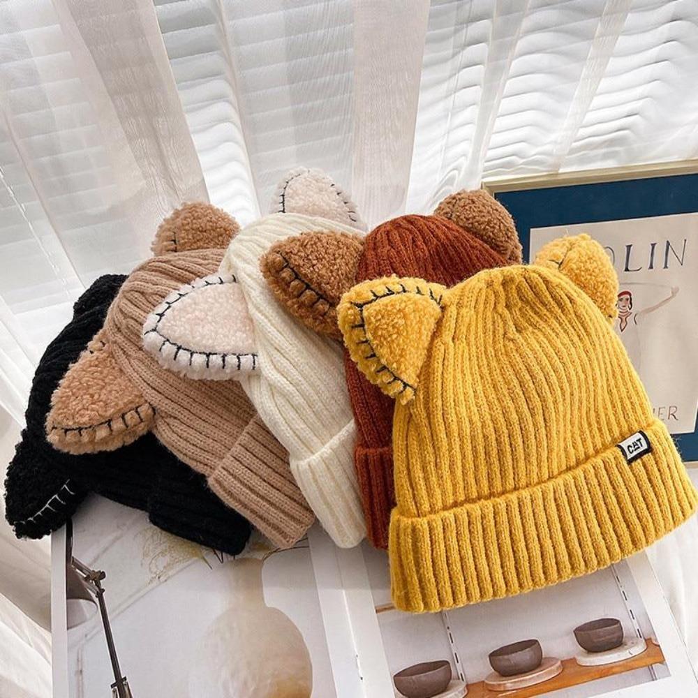 CozyCat Beanie - Cappello invernale alla moda con orecchie di gatto