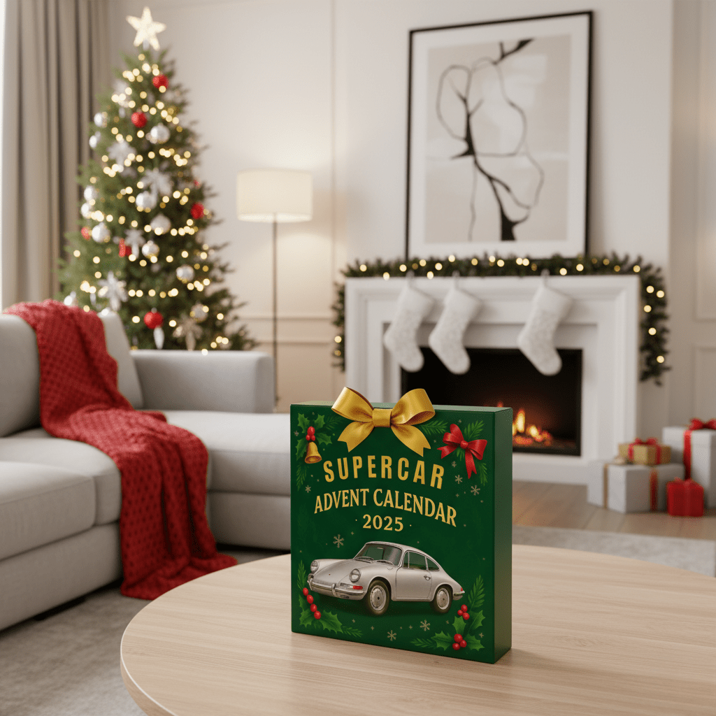 Calendario dell'Avvento Supercar in edizione limitata con 24 modelli in miniatura di precisione