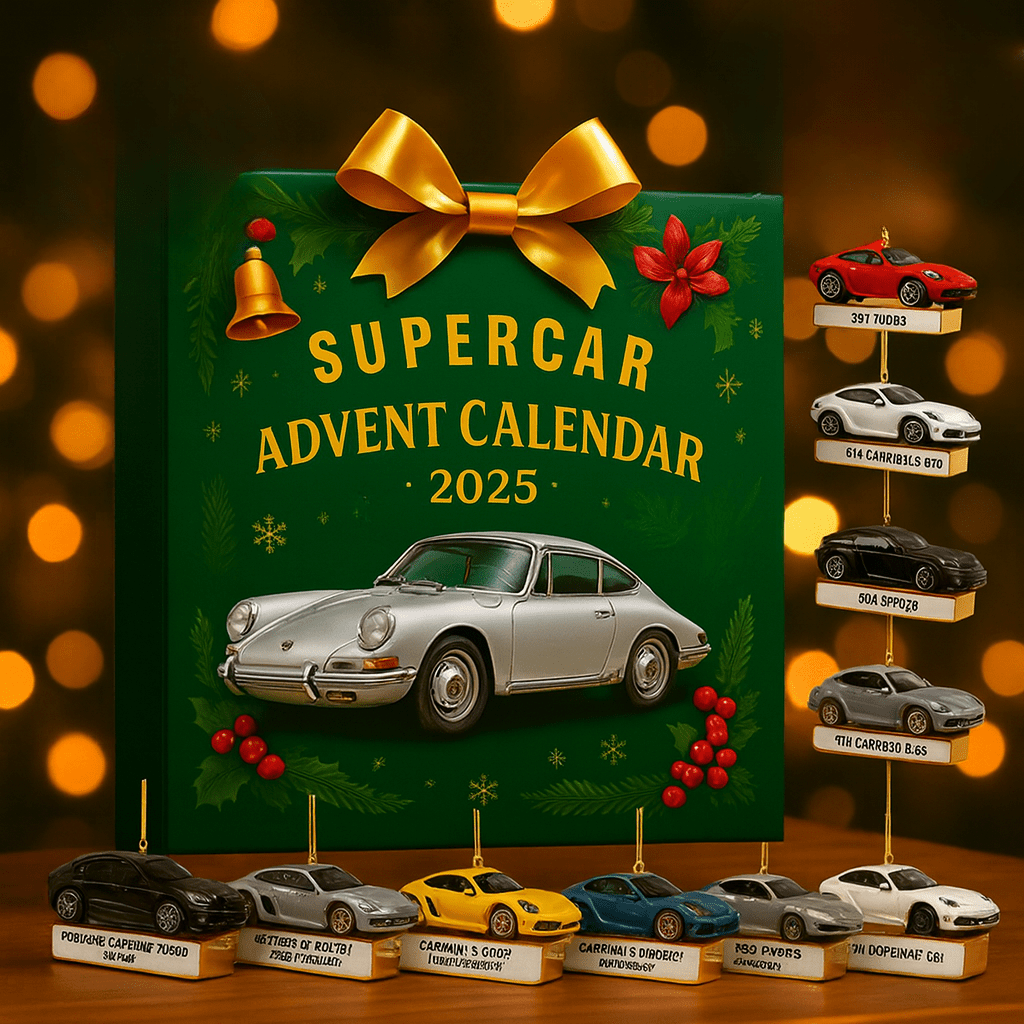 Calendario dell'Avvento Supercar in edizione limitata con 24 modelli in miniatura di precisione