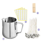 Kit per realizzare candele Set completo di forniture fai-da-te Set di vasetti per candele per aromaterapia Stampo Autunno 2025 Regalo per principianti