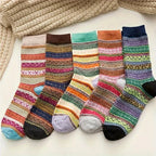 Woolina | Set calzini di lana da donna | 5 paia | Extra spesso e caldo | Autunno e inverno