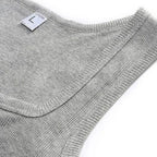 Canotta in cotone traspirante da uomo | collo tagliato, vestibilità casual, gilet in maglia estiva solido