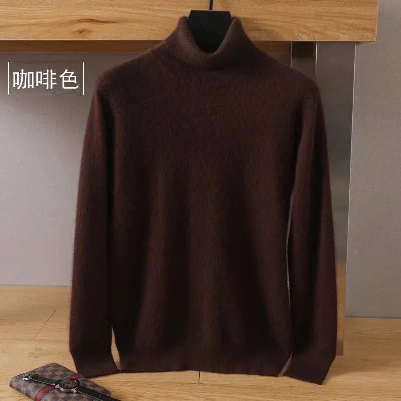 Maglia giapponese - 100% cashmere da uomo - maglione in velluto di puro cashmere