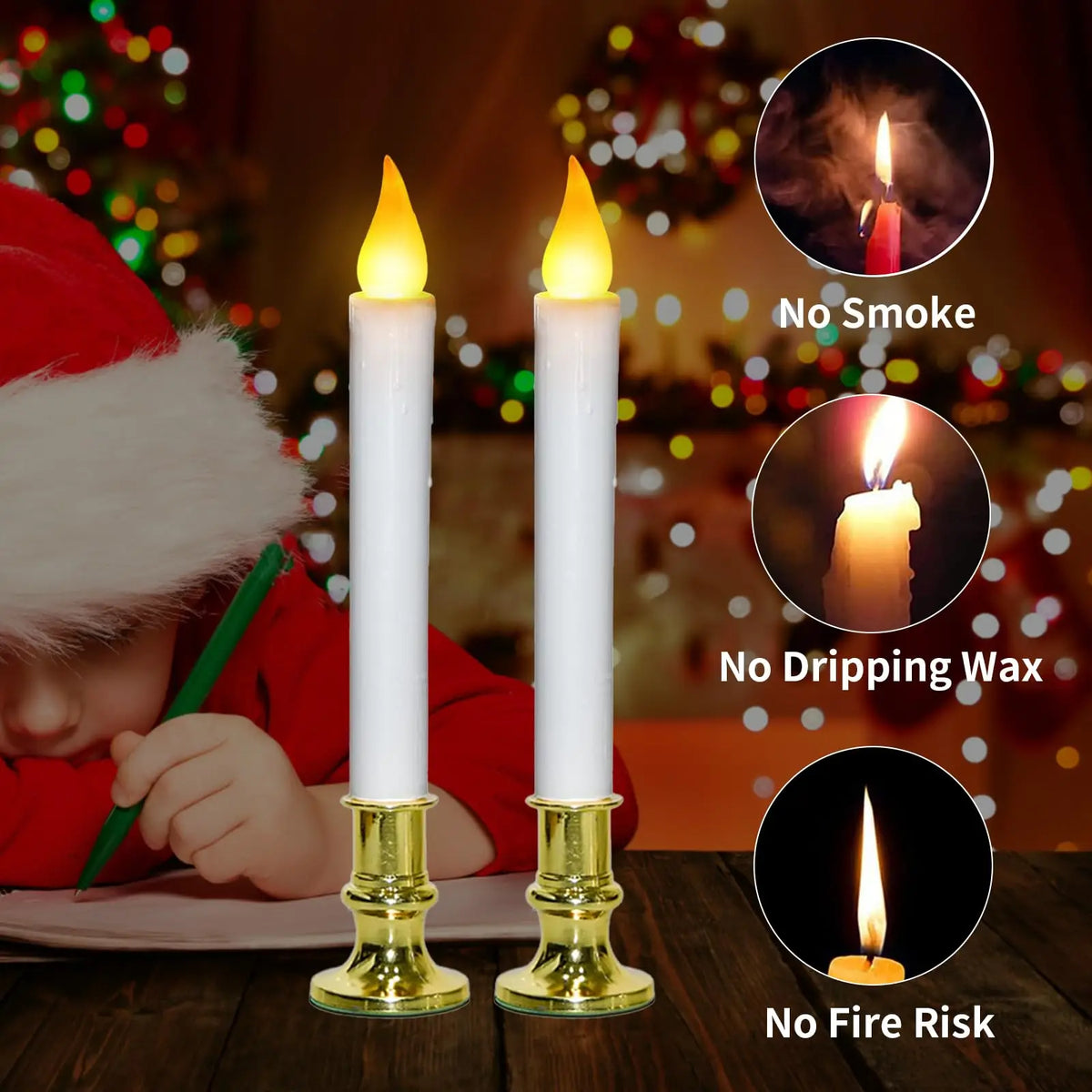 Candele LED senza fiamma