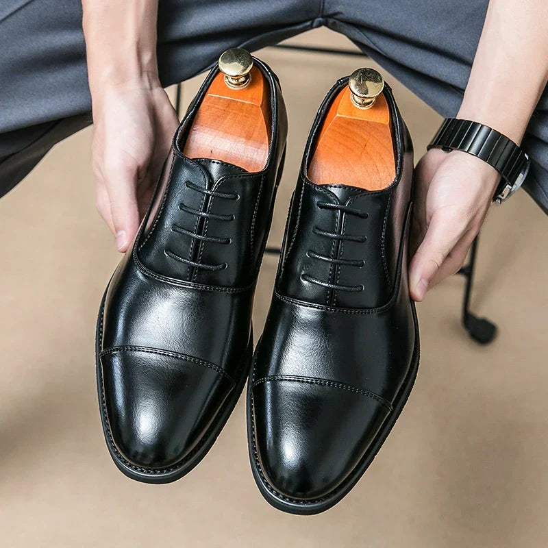 Nuove scarpe eleganti in pelle da lavoro di lusso da uomo | Comodo, elegante ed elegante