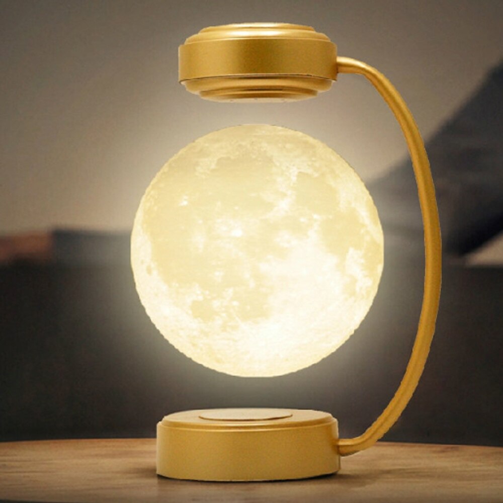 Lampada notturna lunare levitante magnetica 3D