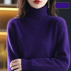 Maglione Emma Collo Alto in Puro Cashmere 100%: per l'Autunno e l'Inverno