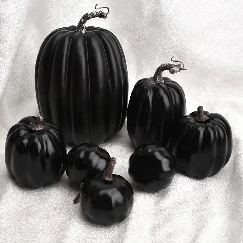 Zucche decorative Ciondolo di zucca | Set da 7 pezzi | Decorazioni autunnali e di Halloween | Leggero e riutilizzabile