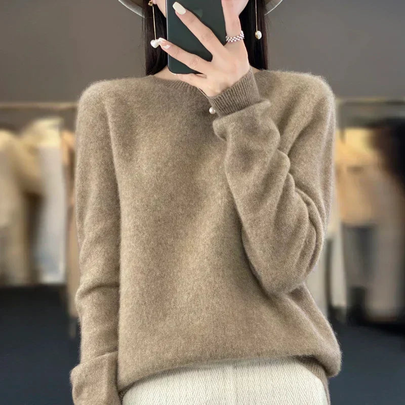 Pullover Elara in lana merino australiana al cento per cento