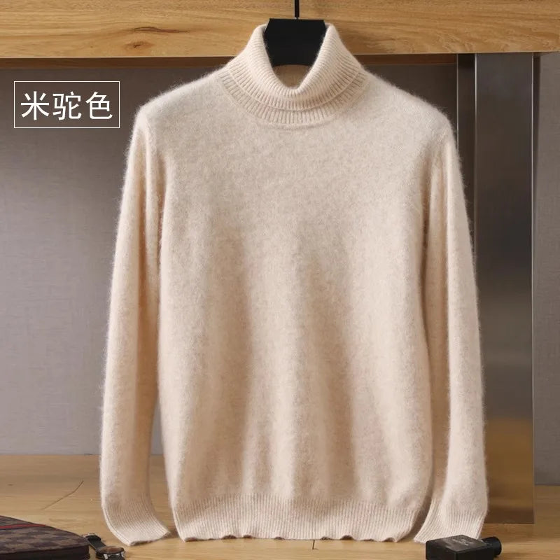 Maglia giapponese - 100% cashmere da uomo - maglione in velluto di puro cashmere