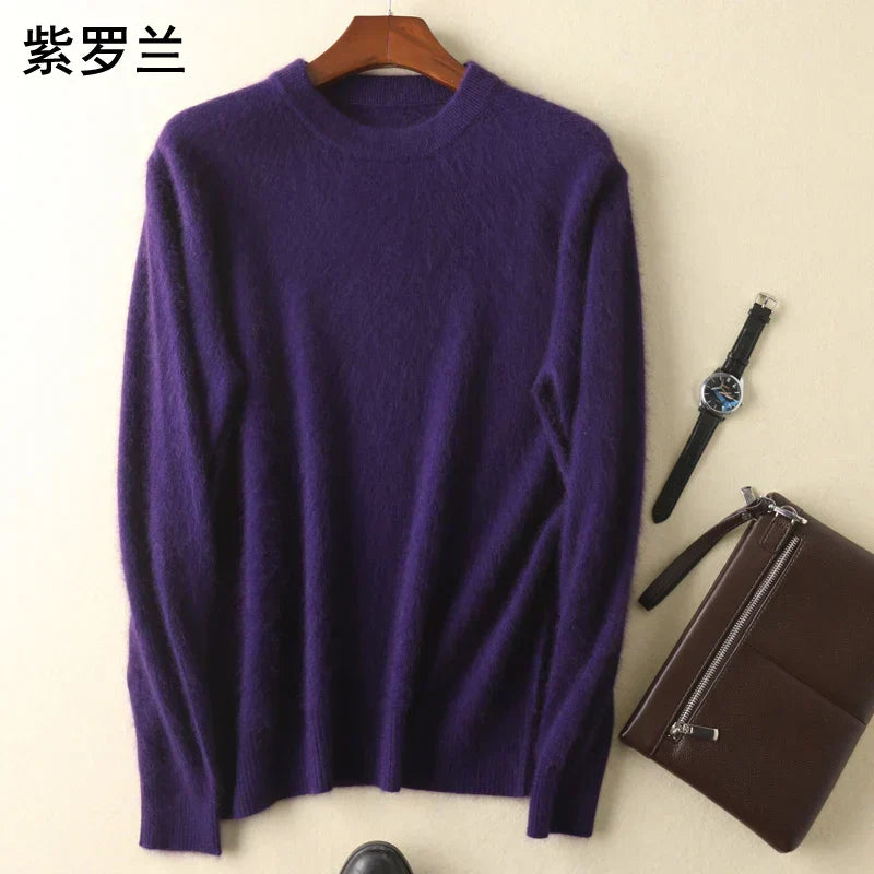 Ferry: Maglione in 100% puro Cashmere lavorato a maglia giapponese