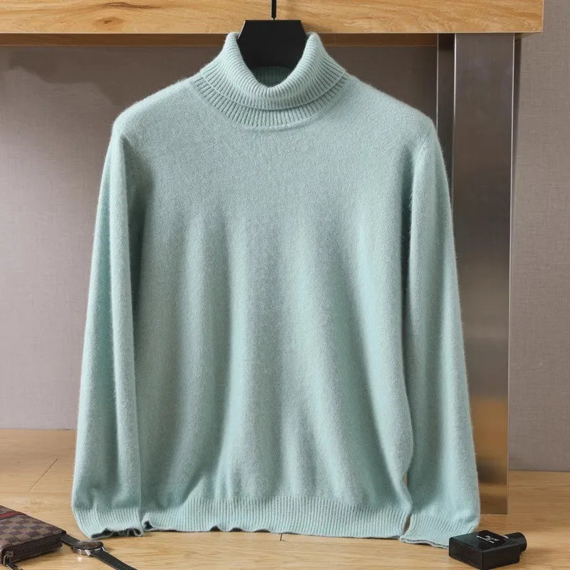 Maglia giapponese - 100% cashmere da uomo - maglione in velluto di puro cashmere